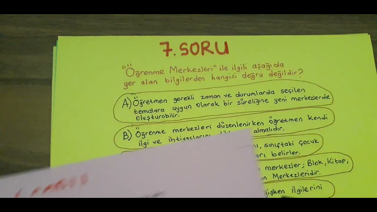 ÖABT ERKEN ÇOCUKLUK EĞİTİMİNE GİRİŞ - ÇÖZÜMLÜ TEST-1