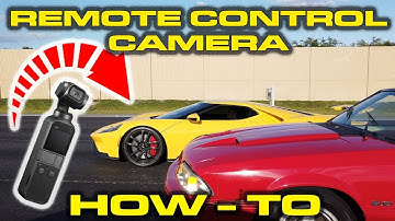 REMOTE CONTROL CAMERA * DJI Osmo Pocket * Tesla Autopilot recording new 2018 Ford GT