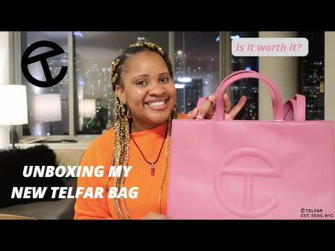 Telfar Pink Small Corned Beef Shopping Bag