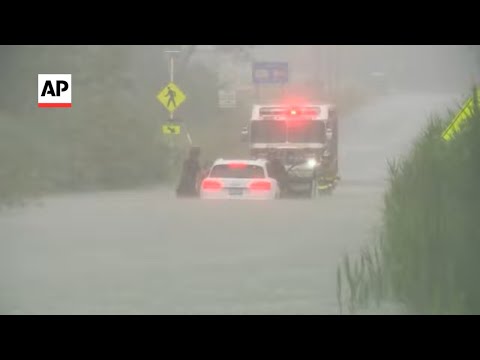 Flash flooding swamps Northeast