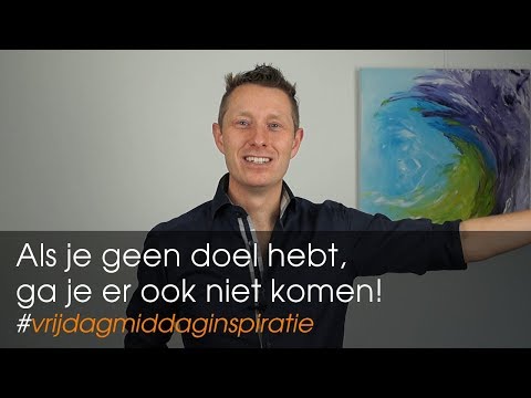 Video: Als Er Geen Doel In Het Leven Is?