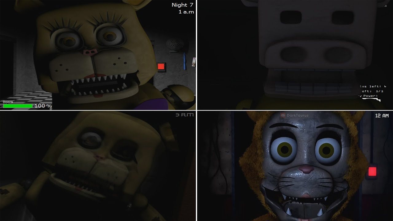 ALL JUMPSCARES SERIES #1 - Five Nights at Maggie's