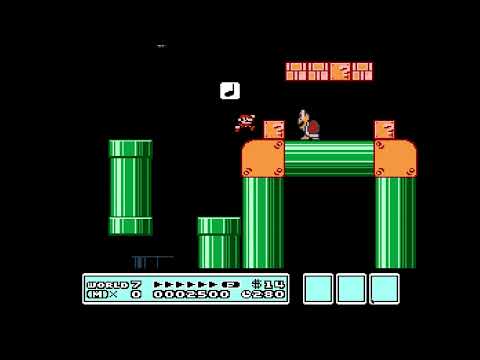 Full World 7-1 Walkthrough Super Mario Bros. 3