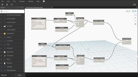 Switch Join Geometry in Revit Software by Dynamo.