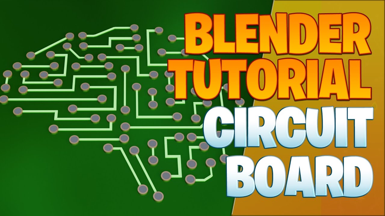 Modeling a circuit board - Blender Tutorial - YouTube