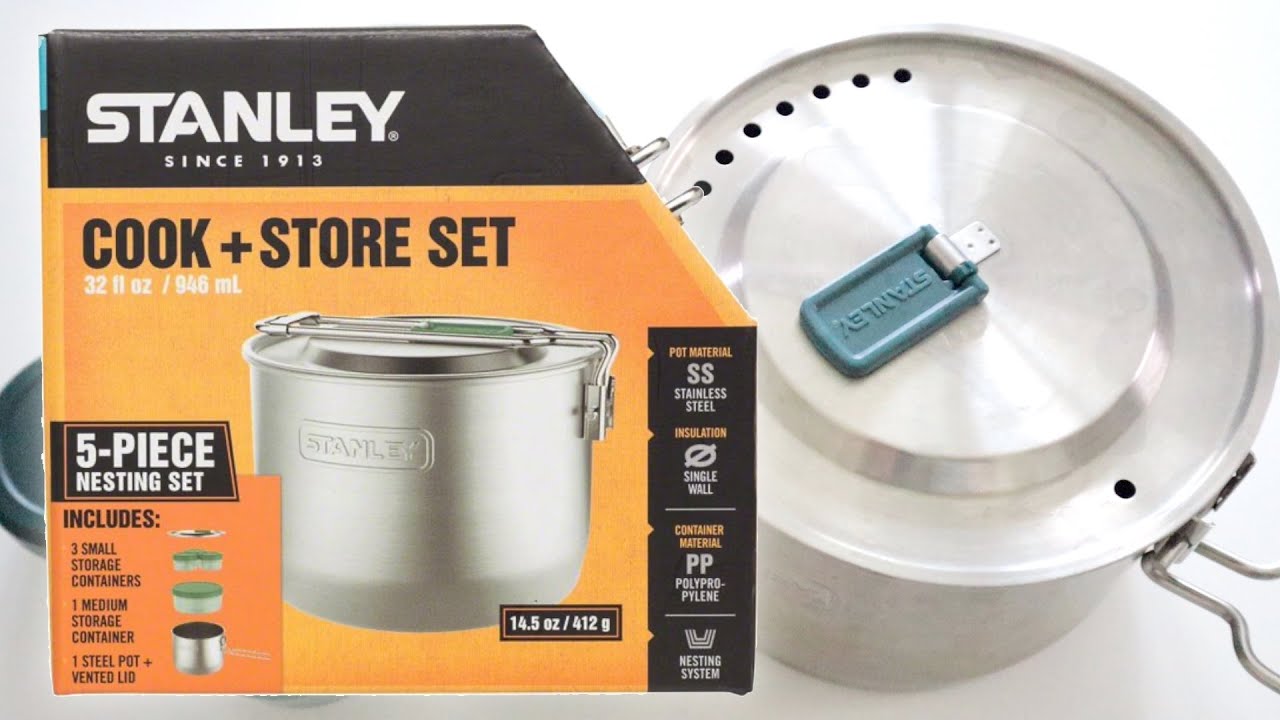 I love Stanley cook sets; I have nicer gear but really like how well the  Stanley works and is designed, especially for their price. : r/CampingGear