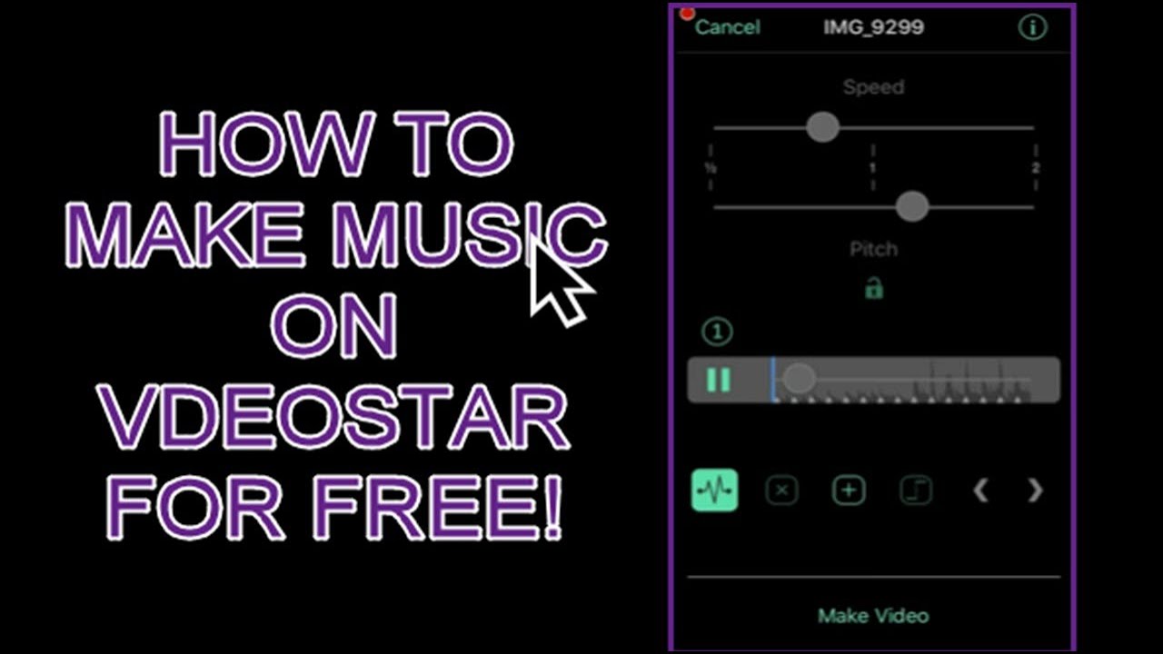 HOW TO MAKE MUSIC ON VIDEOSTAR FOR FREE! 💜 YouTube