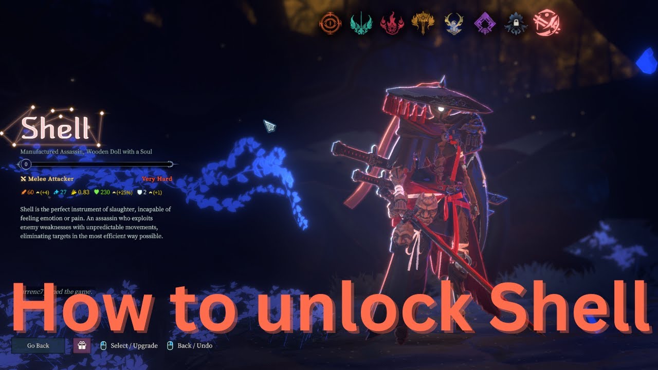 Shape of Dreams - Step by Step guide how to unlock secret hero Shell