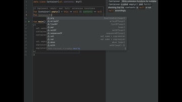 Kotlin - Extension for Nullable Types Programming empty full