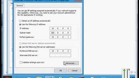 How to change the DNS server on a network card in Microsoft Windows 8