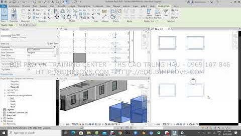 TIPS REVIT ARC 2020 - THAO TÁC LỆNH COPY / MOVE  / ARRAY
