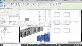 TIPS REVIT ARC 2020 - THAO TÁC LỆNH COPY / MOVE  / ARRAY