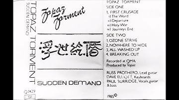 Topaz Torment ... Sudden Demand Demo 1985 (Risca South Wales Prog Rock)
