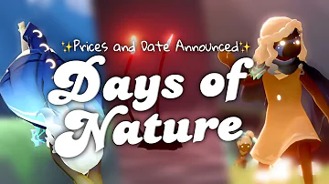 Days of Nature Prices & Date announced 🌊 Sky Children of the Light | Noob Mode