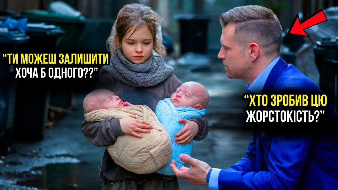 МІЛЬЙОНЕР ШОКОВАНИЙ, ПОБАЧИВШИ БІДНУ ДІВЧИНКУ З БЛИЗНЮКАМИ — «МОЖНА Я ВІЗЬМУ ОДНОГО?»