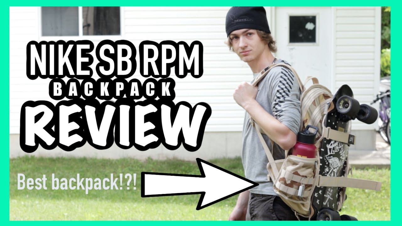 Feudo Favor Manuscrito Nike RPM backpack REVIEW | BEST BACKPACK EVER?!?! - YouTube