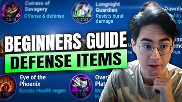 BEGINNERS GUIDE TO ALL ITEMS IN HOK, PART 3/3 DEFENSE ITEMS! | Honor of Kings