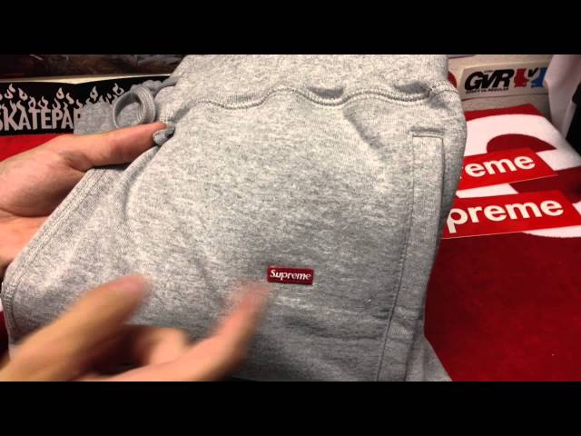 Supreme Fall/Winter 2013 pickups- Small logo sweatpants (fit