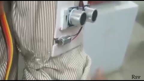 Student Project - Third Eye for the blind using Arduino and Ultrasonic sensors