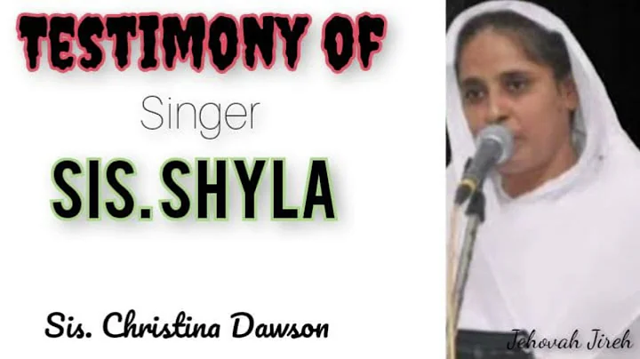 TPM |Testimony | Sis Shyla | Tamil| Sis Christina ...