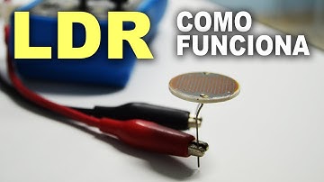 Sensor LDR - Resistor variável com luminosidade