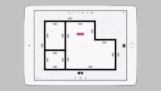 05 Add text to your floor plan with the Roomle App for iPad 05 Add text to your floor plan with the Roomle App for iPad