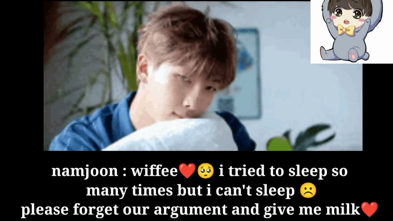 bts imagine : when they can't sleep without your ❤️as an habit but you got into #btsff #btsimagine