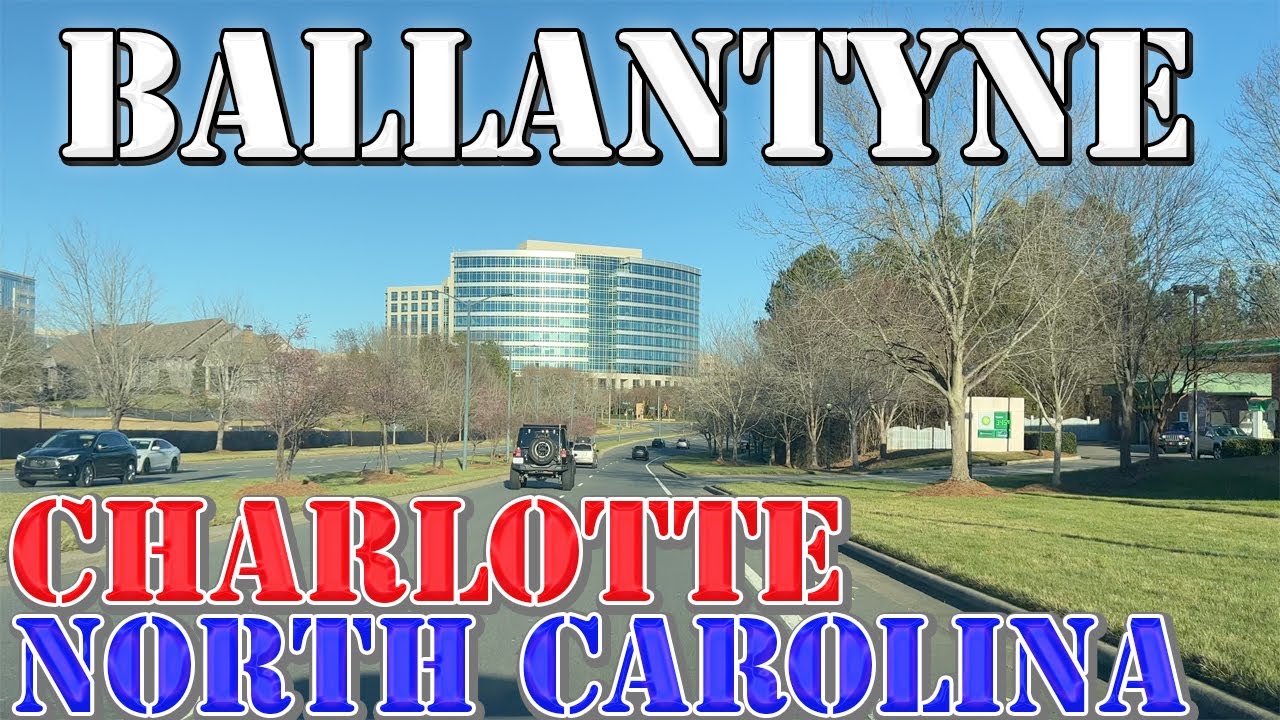 Ballantyne Charlotte North Carolina 4K Neighborhood Drive YouTube