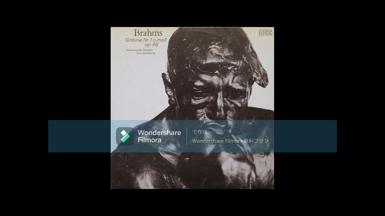 Original LP] Johannes Brahms - Symphony No. 1, Op. 68 / Kurt