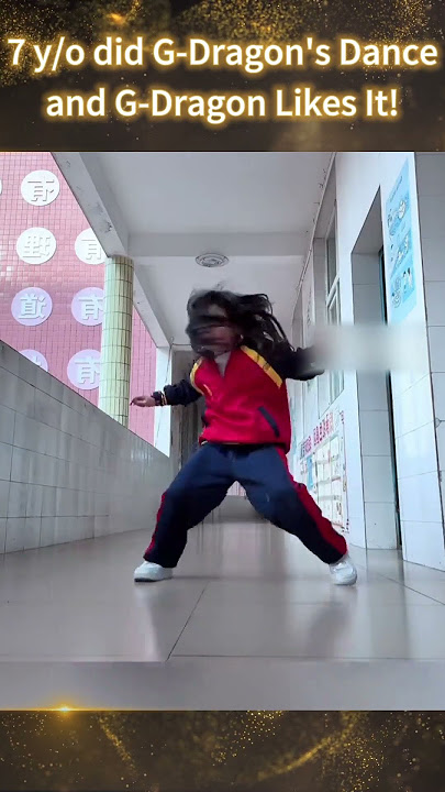 7 y/o girl does G-Dragon's signature dance and G-Dragon likes it! | Amazing Chinese #shorts