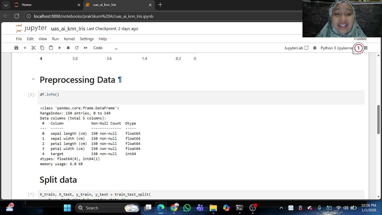 230212023 - DWI MAHERNA PUTRI : KLASIFIKASI JENIS BUNGA IRIS MENGGUNAKAN KNN