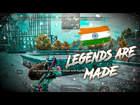 Legends Are Made | Pubg Montage | Pubg Mobile | 4 Finger Claw + Gyroscope