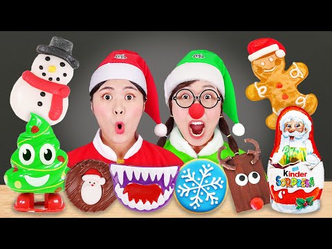 Mukbang Christmas Jelly Dessert 크리스마스 디저트 먹방 DONA 도나