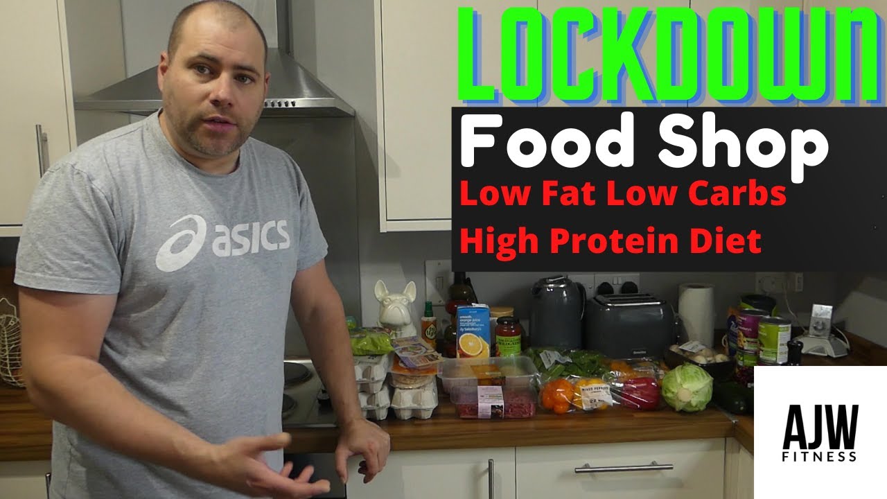 Low Fat, Low Carb, High Protein Food Shop. Diet for Fat Loss. YouTube