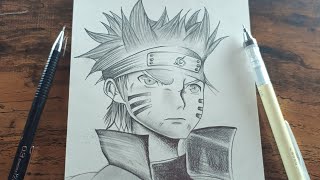 anime drawing tutorial || 😊- Naruto sketch drawing step by step ||