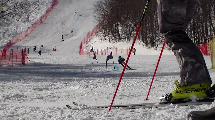Colby's Michael Boardman - Middlebury giant slalom