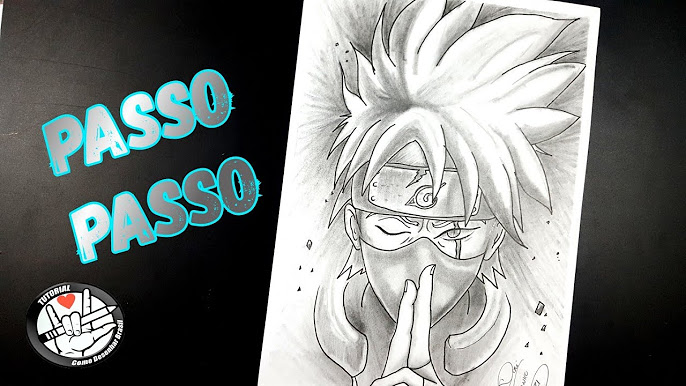 COMO DESENHAR ANIMES.  Anime sketch, Naruto sketch drawing