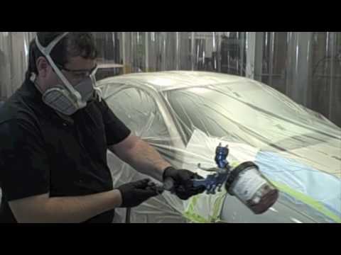 DIY How To Spray Primer Surfacer - Automotive Paint and Refinish Training in HD