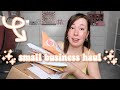 tiktok made me buy it *small business haul*