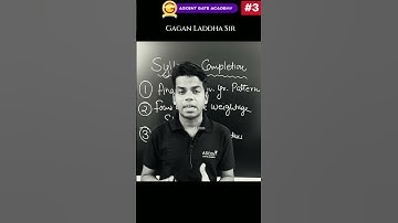 3 Simple Steps to Complete Your Gate 23 Syllabus | #shorts