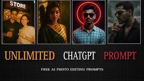 Unlimited Chatgpt Ai Photo Editing Prompts |100% Real Face Chatgpt Cinematic Ai Photo Editing