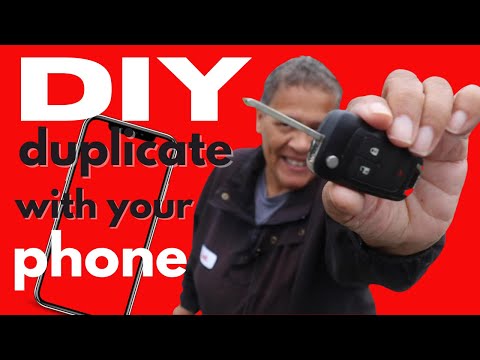 Make a Duplicate Car Key with your Phone