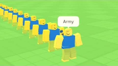 NOOB ARMY! | Noob Train