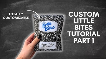 Custom Little Bites muffins template tutorial  pt 1 | Mini muffins template