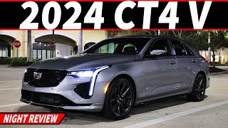 2024 Cadillac CT4 V-Series Night Review // Worthy of the "V" Badge?
