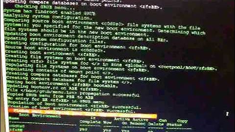 Solaris Root Filesystem