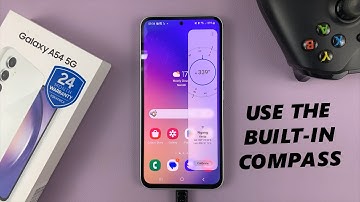 How To Use Built-In Compass In Samsung Galaxy A54 5G