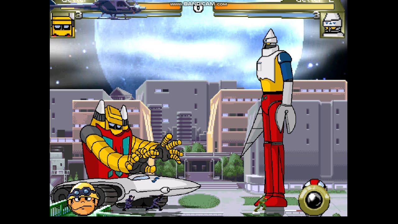 Getter 3 vs Getter Robot 2 - getter 3 mugen test