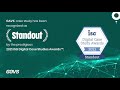 'Standout' in the prestigious ISG Digital Case Studies Awards™