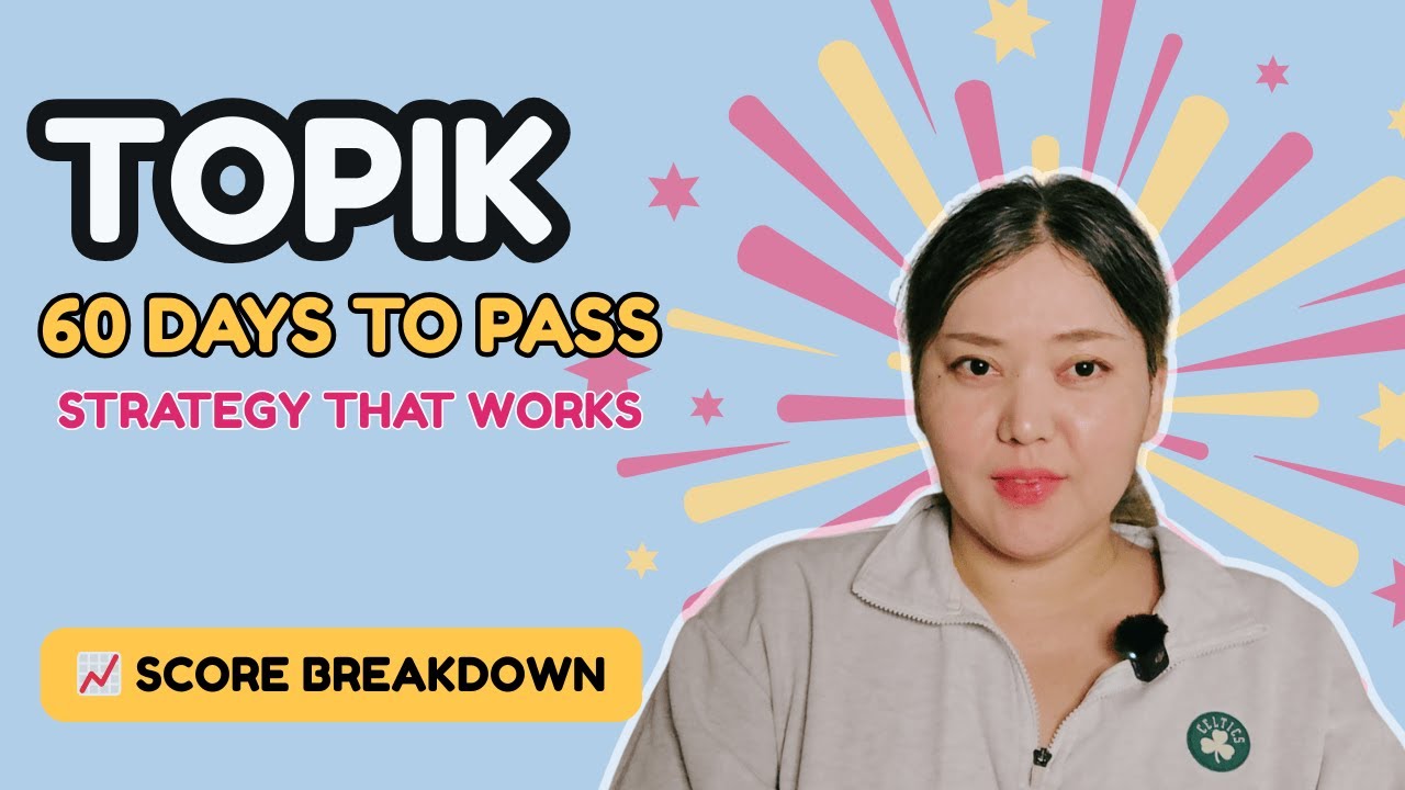 TOPIK in 2 Months?! Realistic Plan for Level 3, 4, 5 or 6